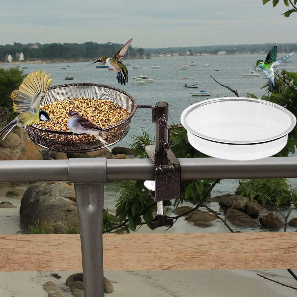 Hanging Bird Tableware Garden Outdoor Bird Feeder Garden Wall Mounted Bird Bath