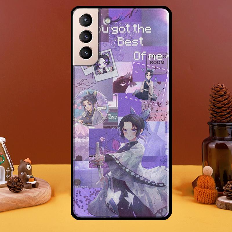 Anime Demon Slayer Kanao Shinobu Sama Case For Samsung Galaxy S21 S20 FE Note 20 S22 Ultra Note 10 S8 S9 S10 Plus Phone Cover