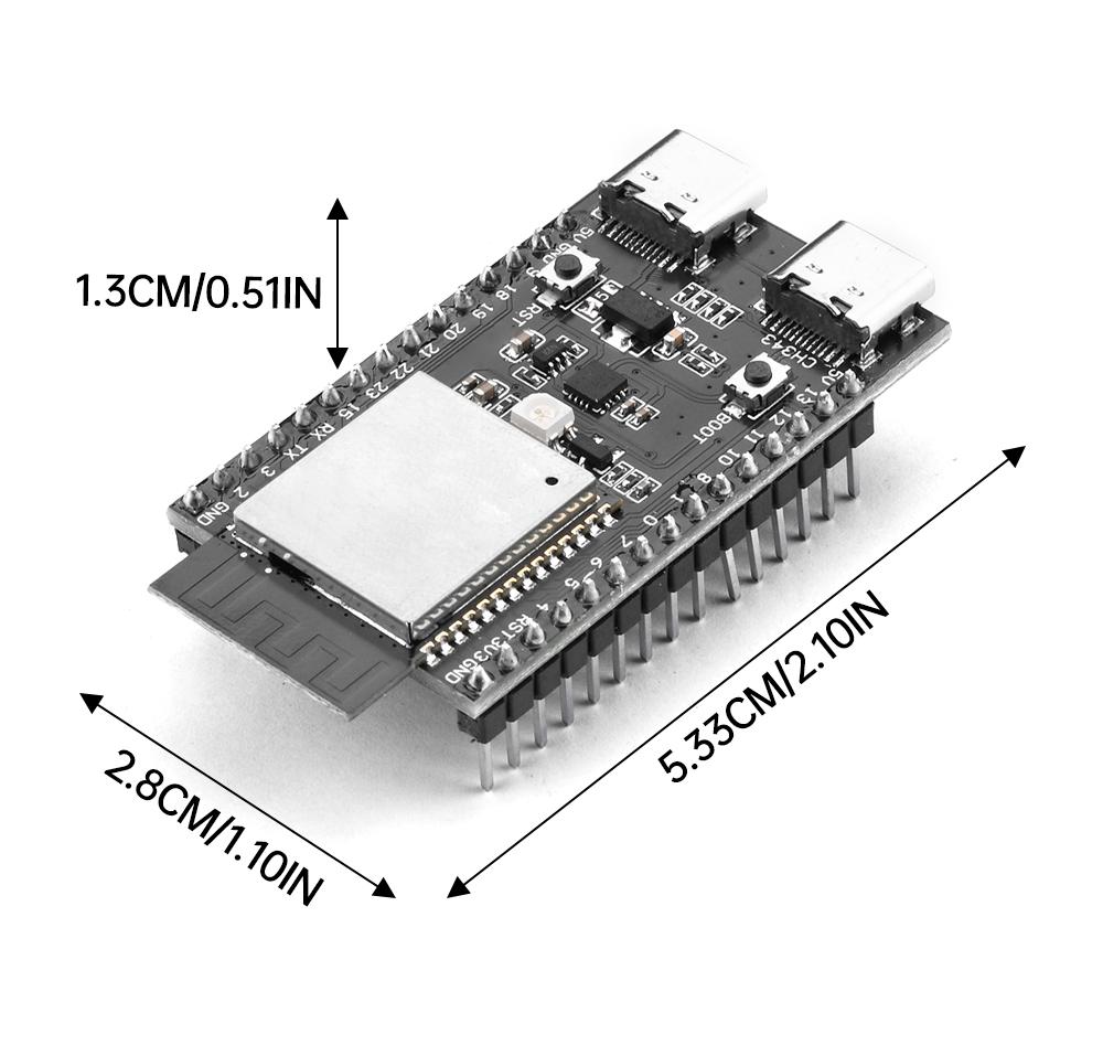 ESP32 C6 Development Board WiFi Bluetooth Module for Arduino Internet of Things ESP32-C6-WROOM-1 TYPE-C 4MB 8MB 16MB Flash