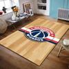 Washington Wizards Logo Rug Design Non-slip Rug Suitable for Living Room and Bedroom Sofas