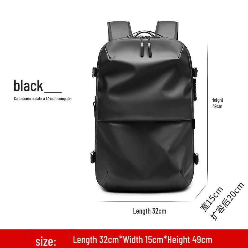 Men's Premium Business Travel Waterproof Backpack with Vacuum Compression