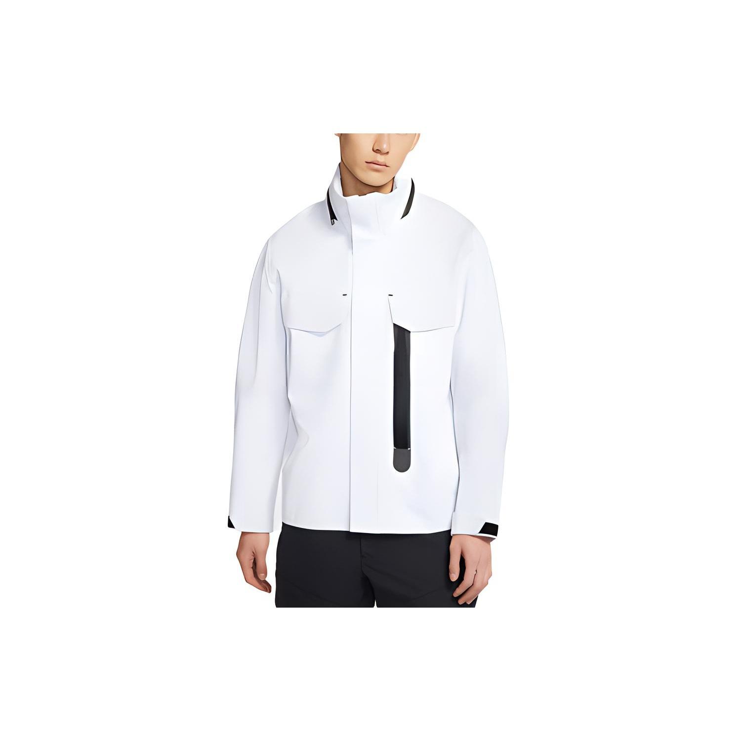 Nike Sportswear Tech Pack Contrast Sports Hooded Jacket For Men White Men s CZ9310-100 XL