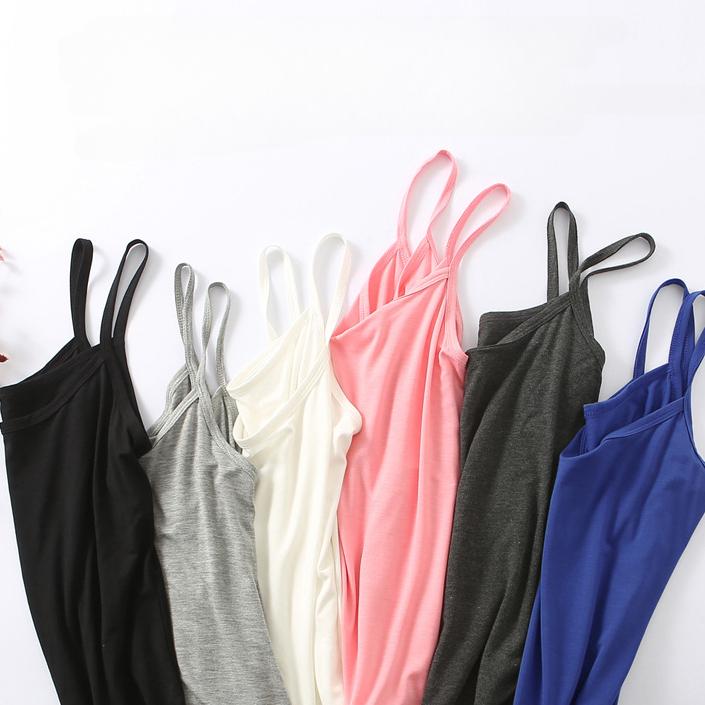 Lässige Damen-Tanktops mit schmaler Passform und dünnen Trägern, ärmelloses Leibchen, Rundhalsausschnitt, lockere Sommerkleidung, Unterhemd, Spaghettiträger, Basic-Unterhemden