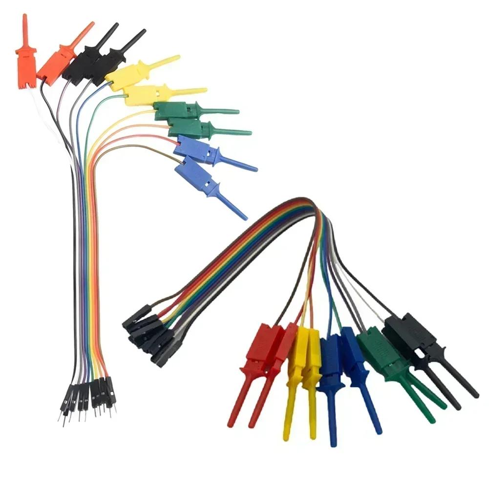 Logikanalysator Testhaken 20er Pack Stecker und Buchsen für Präzisionsschaltungsprüfung und Multimetermessung