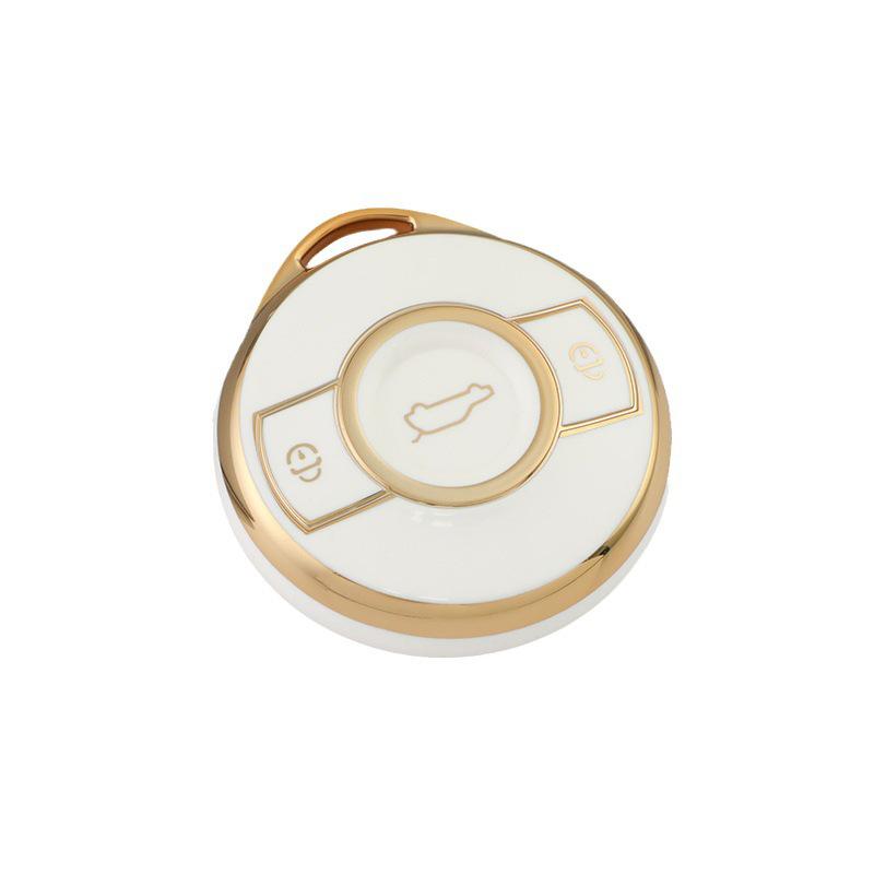 Mercedes Smart Fortwo R Key Cover 2022: Brabus Pro Gold Edge Protective Shell