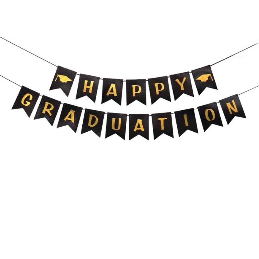 Graduation Season 2021 Classroom Decoration Banner with Flower Shapes