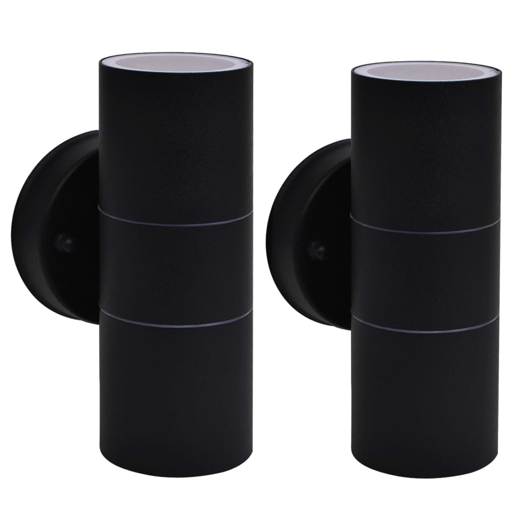 Outdoor Wall Lights 2 pcs Stainless Steel Up Down Lighting