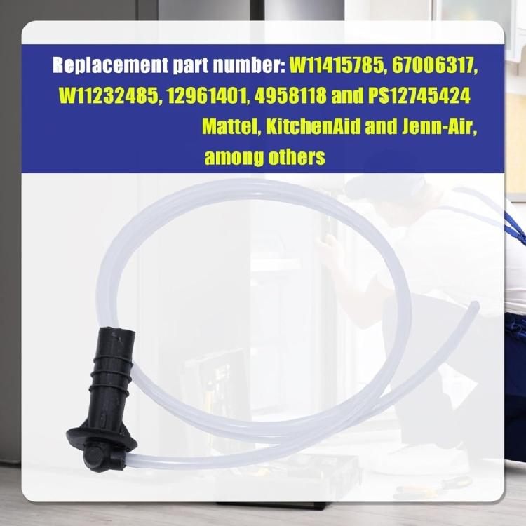 Leakproof Refrigerator Water Supply Replacement Tube for W11232485 12961401 67006317 Ice Maker Accessories