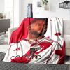 River Plate M Borja Estrella del Fútbol Impresión Artística Manta de Franela Suave Manta de Tiro Decoración para Sofá Sillón Cama Aficionado al Fútbol Regalo para el Hogar