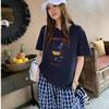 Casual Short-sleeved T-shirt for Women In Spring and Summer, Suitable for Petite Girls, A Slimming Top for Dressing Up
