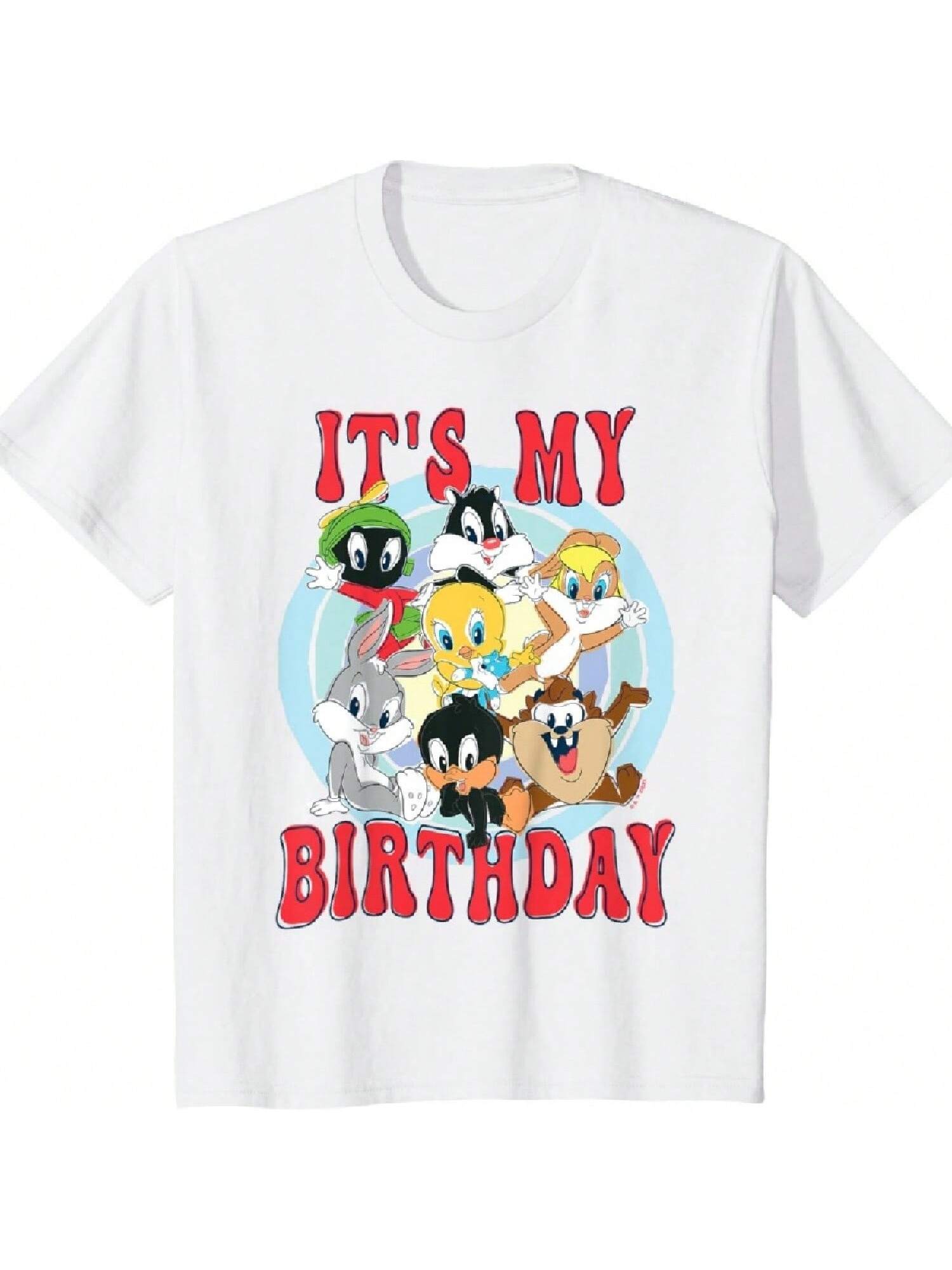 Kids   Group Kid Drawn It s My Birthday T-Shirt S разноцветный