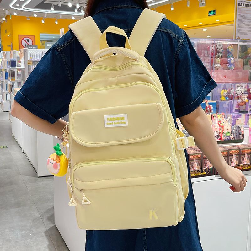 Backpack College Student High School Student Backpack New School Bag Fashion Harajuku Bag
