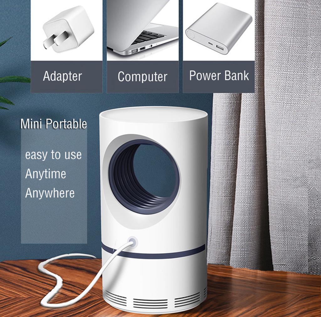Electric Indoor Mosquito Trap USB Power Insect Mosquito Killer UV Light LED Mosquito Lamp Non-Toxic