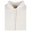 Blouson Femme - Urban Classics - College - Sportif - Grandes Tailles - Gris Clair/blanc