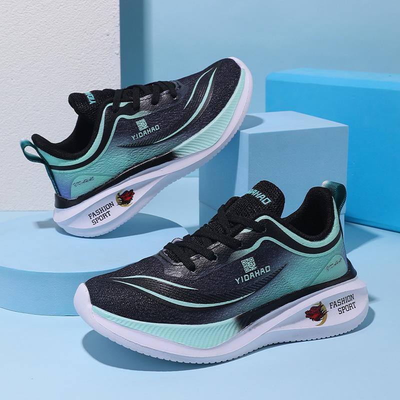 Children's running shoes 2025 spring boys' running shoes Red Rabbit ultra-light mesh breathable rotating buckle girls' running shoes