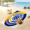 Asciugamano da Spiaggia Stampa Calcio Colombia Asciugatura Rapida Super Assorbente Morbido Asciugamano da Bagno per Nuoto Spiaggia Viaggio Souvenir Regalo