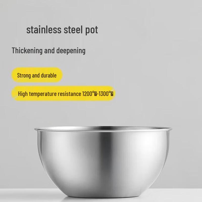 Thickened Stainless Steel Multi-Purpose Kitchen Bowl