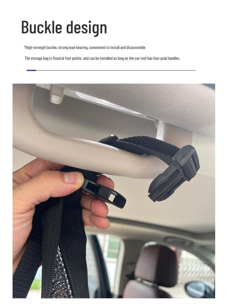 Roof Cargo Suitcase & Travel Clothesline with Mesh Pocket for Outdoor and Off-road Tours