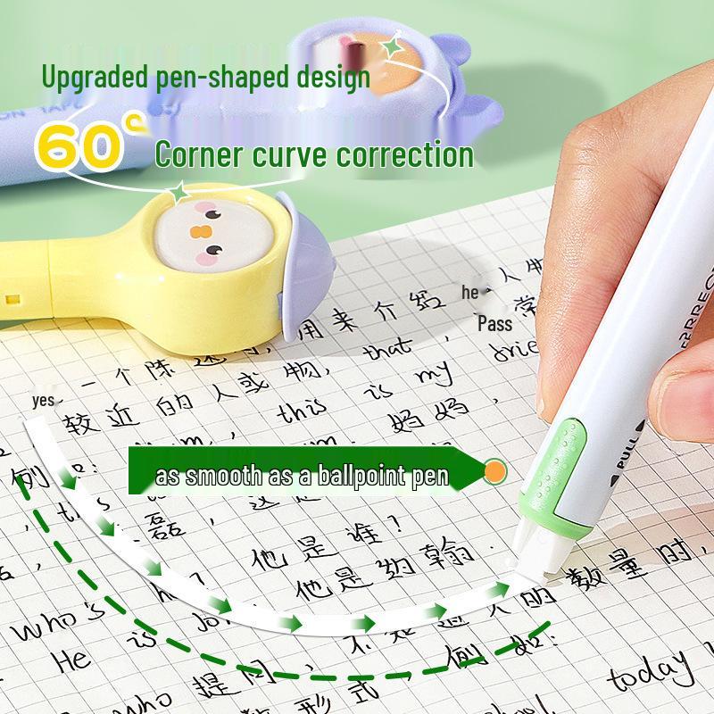 Changli 2118 Cartoon Pen-Type Correction Tape with Replaceable Core for Students