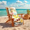 Custom Name Cute Christmas Characters beach towel,quick drying absorbent beach towel,outdoor sports swimming beach towel,Soft and comfortable