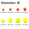 MNFT 20Pcs Foam Floats Ball Beads Pompano Float Bottom Rig Rigging Material for Saltwater Freshwater Fishing Fake Bait