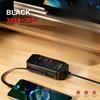 6 IN 1 USB Charger PD Type C Fast Charge Wall Chargers USB Hub Adapter Mobile Phone EU/US UK Plug USB Type C Cable Quick Charger