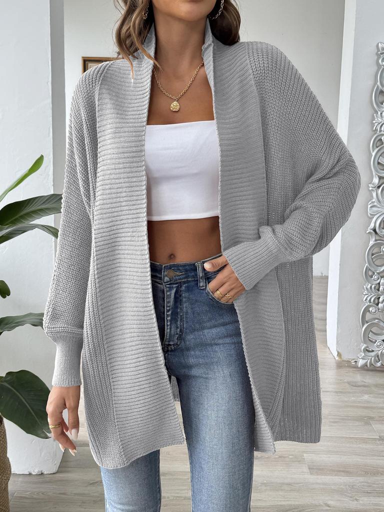 Women's Wool Sweater Fall Winter New Style Outerwear Women's Casual Fashion Loose Knit Cardigan