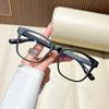Unisex Anti Blue Light Glasses Ultra Light TR90 Frame HD Clear Lens Fashion Optical Glasses for Men Women
