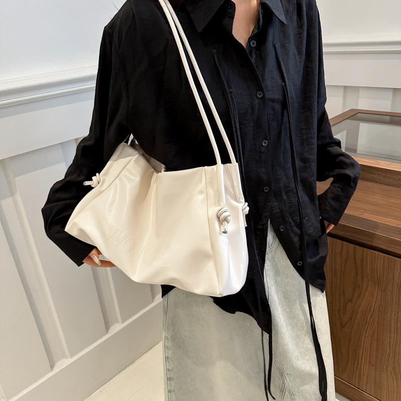 Niche Design Simple Underarm Commuter Big Bag Women's 2025 New Temperament Women's Shoulder Bag Soft Face Tote Bag