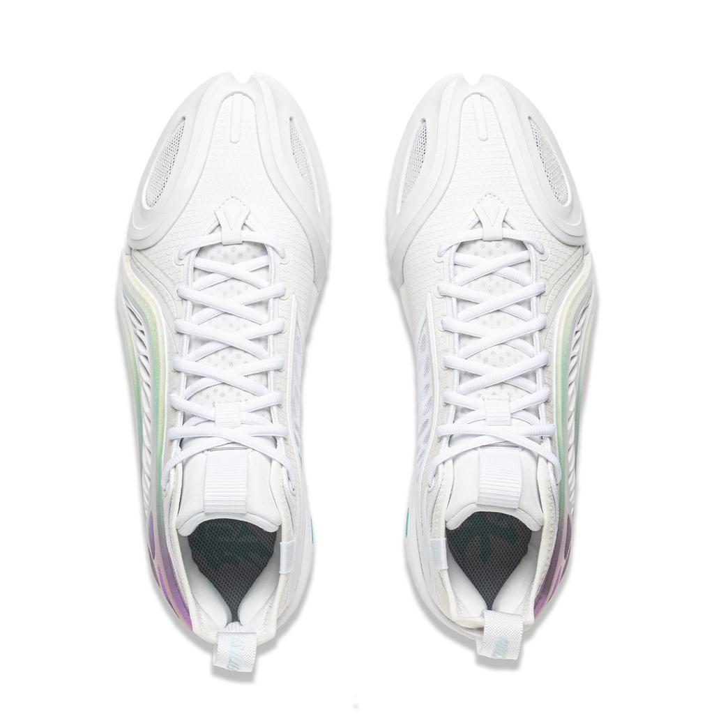 Li Ning Cushioning Slip Resistant Abrasion Resistant Breathable Rebound Grip Mid Top Outdoor Basketball Shoes Men's ABFV037-2