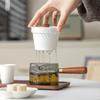 Mùyī Jade-Inspired Ceramic Side-Handle Tea Set