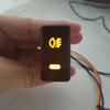 New 5 Pin Fog Light Switch For Toyota Highlander Tacoma Land Cruiser 100 Hilux Prius 4Runner Tundra Control ON-OFF Orange LED