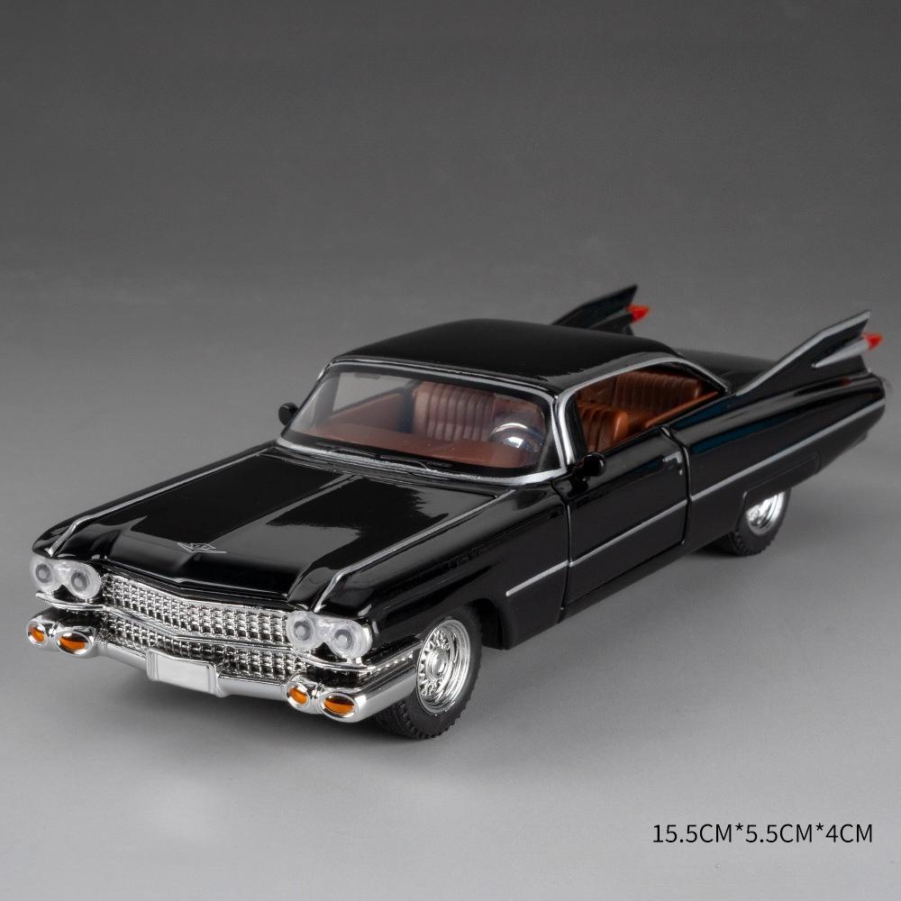 

1:32 Eldorado Alloy Cars Charger 1970 Diecast Model Toy Sound Light Pull Back Door Opened Miniature Sports Car Collectibles Gift