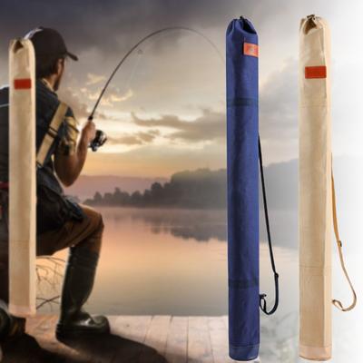 Fishing Umbrella Bag Waterproof Canvas Adjustable Strap Foldable Fishing Rod Tools Rain Umbrella Holder Carrier Pouch Outdoor Fishing Accessories