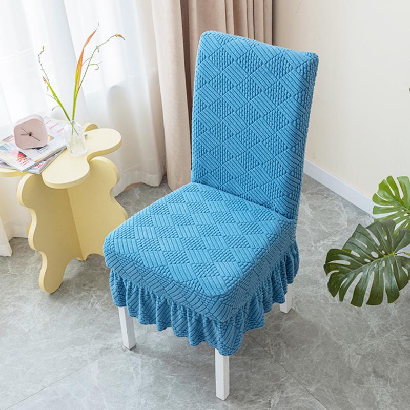 Household Chair Cover Cushion Backrest Integrated Dining Chair Cover Universal Bench Cover Seat Cover Elastic Dining Table Chair Cover