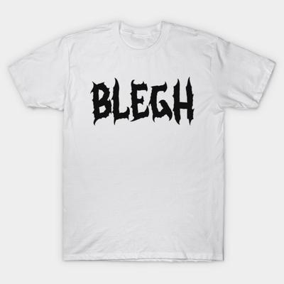 Asian Size Cotton Unisex Tshirt Print T-shirt Blegh T-shirt No-Cut Print Regular Fit