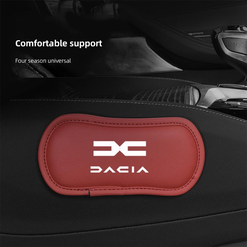 Car Interior Leg Knee Rest Pads Leather Cushion For Dacia Logan Sandero Duster Lodgy Spring Jogger Dokker Stepway Bigster