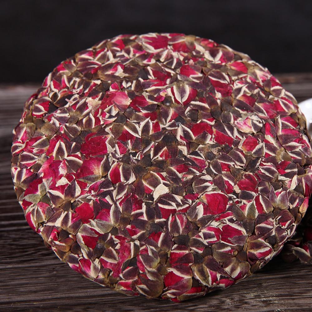 200g Premium Dried Rose Buds Flower Tea Cake Compressed Herbal Scented Tea