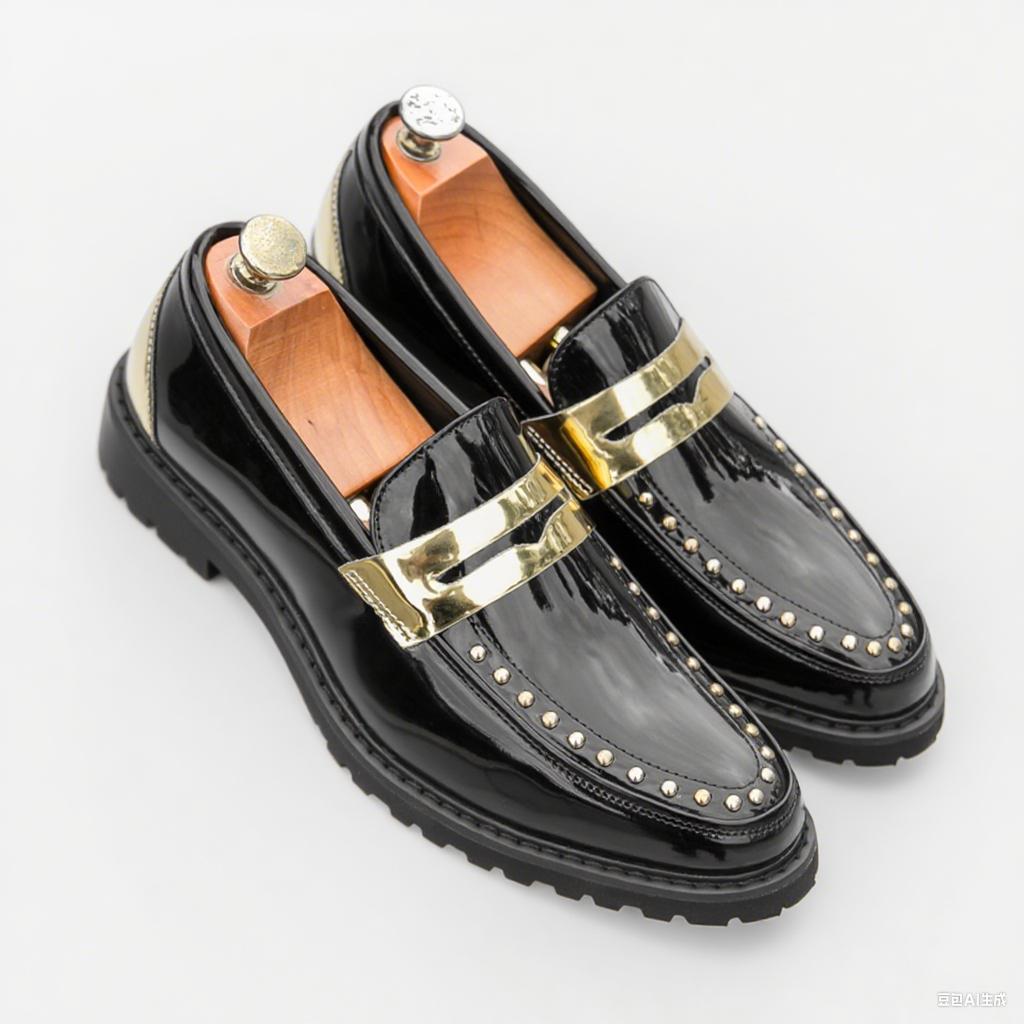 Fashion Italian Classic White Flat Shoes Soft Soled Lightweight Men's Business Casual Loafers Versatile Men's Groom Wedding Shoes