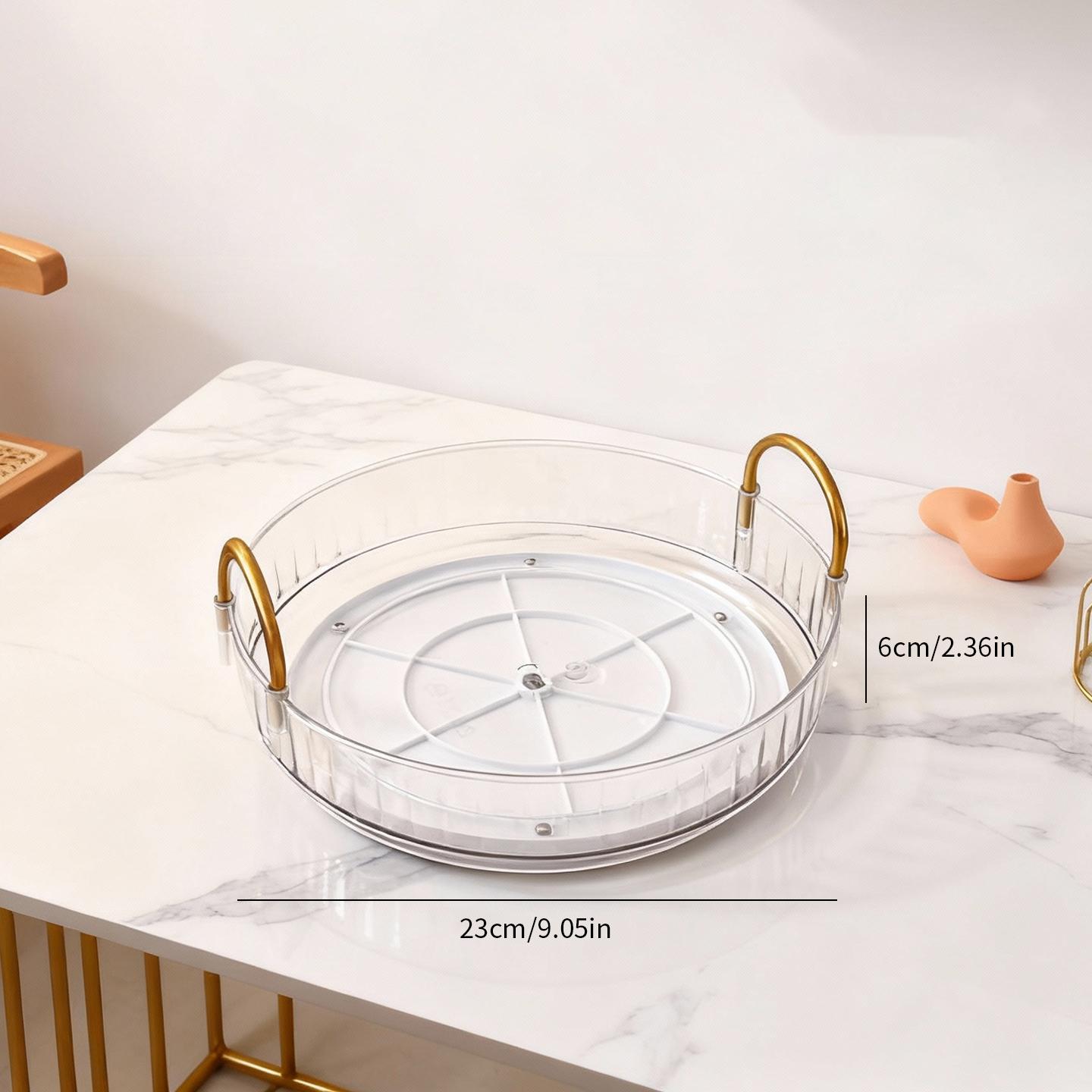 

1/2/3 Tiers Rotating Skincare Cosmetics Storage Box Dressing Table Lipstick Makeup Brush Holder Bathroom Countertop Organizer