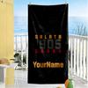 Galatasaray Personalized Text Beach Towel Super Soft Microfiber Quickdry Fabric