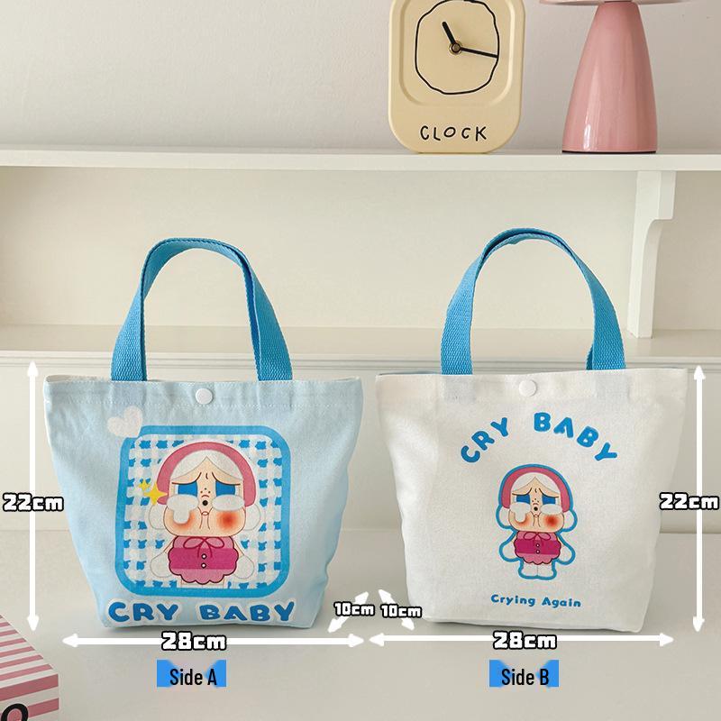 Adorable Kitty Canvas Tote Bag - Perfect for Students and Women