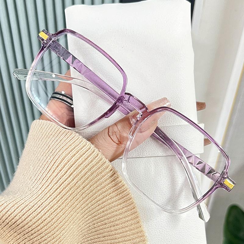 New Black Square Computer Glasses Frame Women Men Anti Blue Light Rectangle Eyewear Blocking Optical Spectacle Eyeglasses
