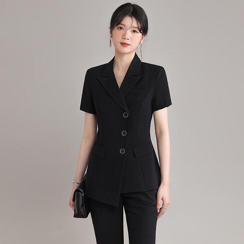 Women s Summer Short-Sleeve Business Suit Set XL
