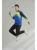 Couples' Autumn Sportswear Jackets & Green Badminton Competition Suits; Student Group Purchase Options Available