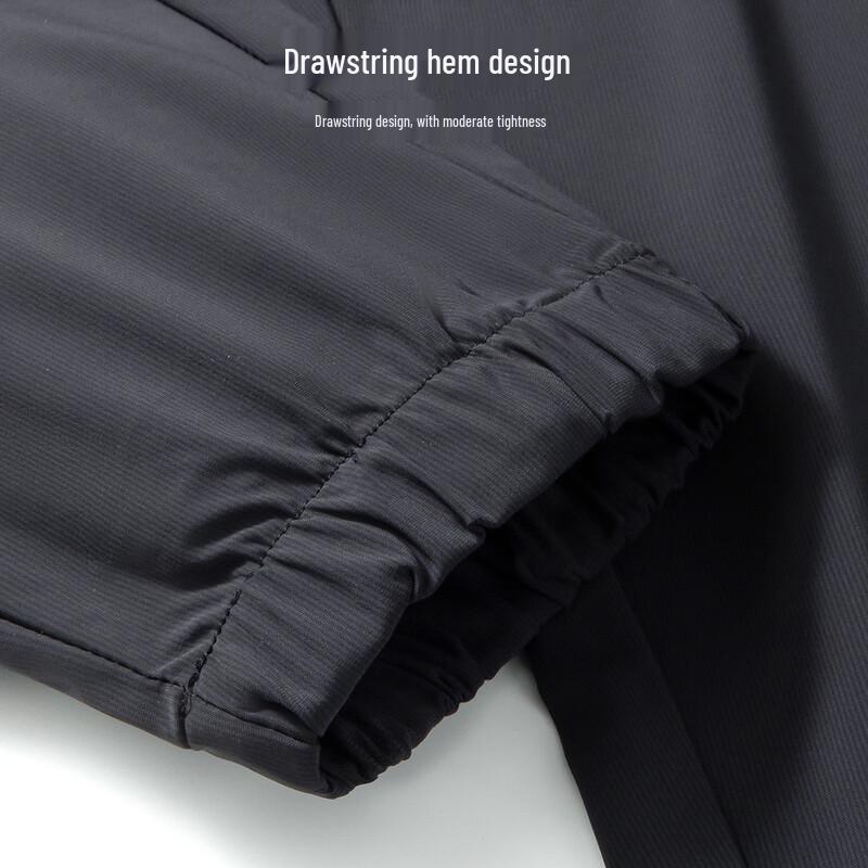 Shanshan Men's Elastic Waist Cropped Jogger Pants