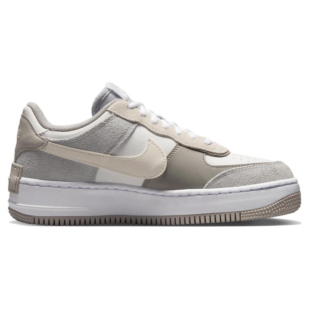 New Nike Air Force 1 Shadow 'Grey Fleece' Women's FB7172-111