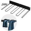 Wader Hanger Wall Mounted Boot Rack Storage for Tall Boots Cowboy Work Wall-mounted Sturdy Metal Hanging Holder Entryway Garage Multifunctional