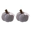  Soft Fabric Fall Harvest Decoration Knit Pumpkins Seasonal Table Decoration