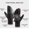Sports Warm Ski Gloves for Men Women Touch Screen Ski Inner Gloves Bicycle Riding Cold-Proof Outdoor Glove New Winter